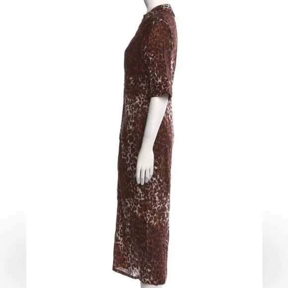 Veronica Beard Printed Linen Dress